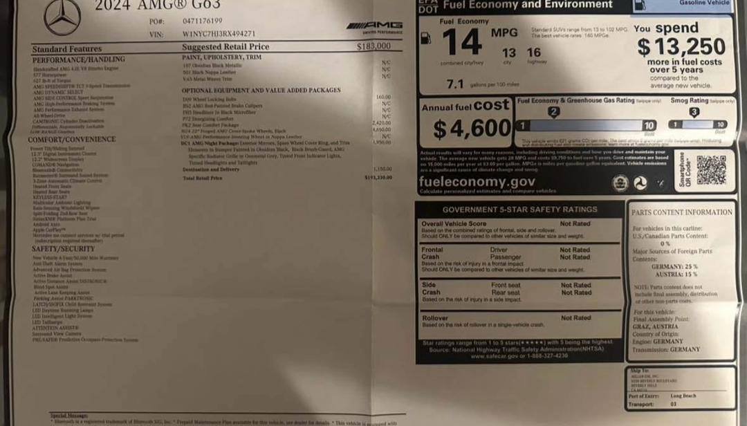 Mercedes-Benz g63 amg